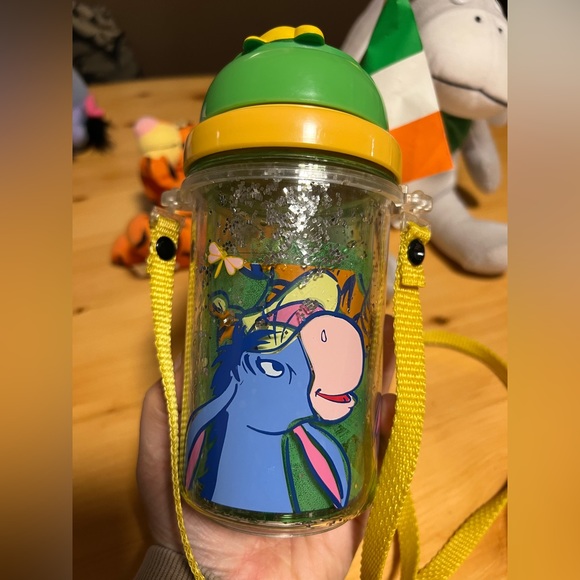 Misc. Disney Winnie the Pooh lot eeyore tiger Pooh bear piglet sippy cup Italy - Picture 4 of 7